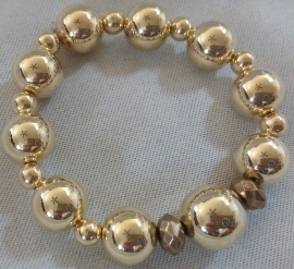 Item #11 Gold Beaded Bracelet --- $15.00